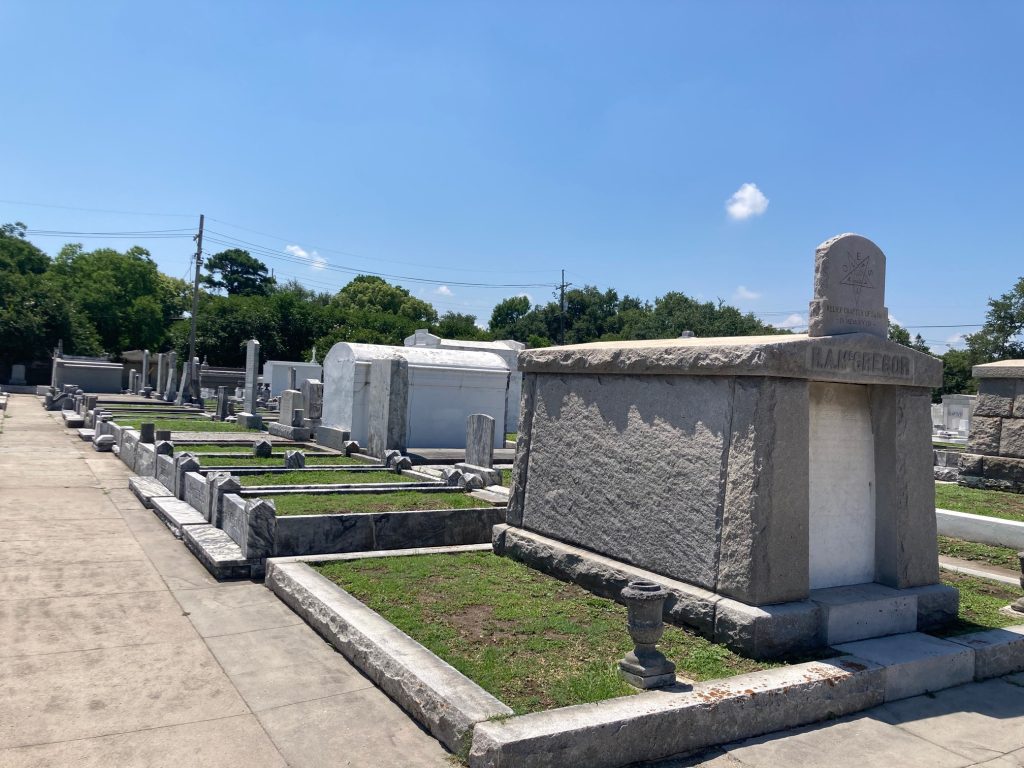 Masonic cemetery.